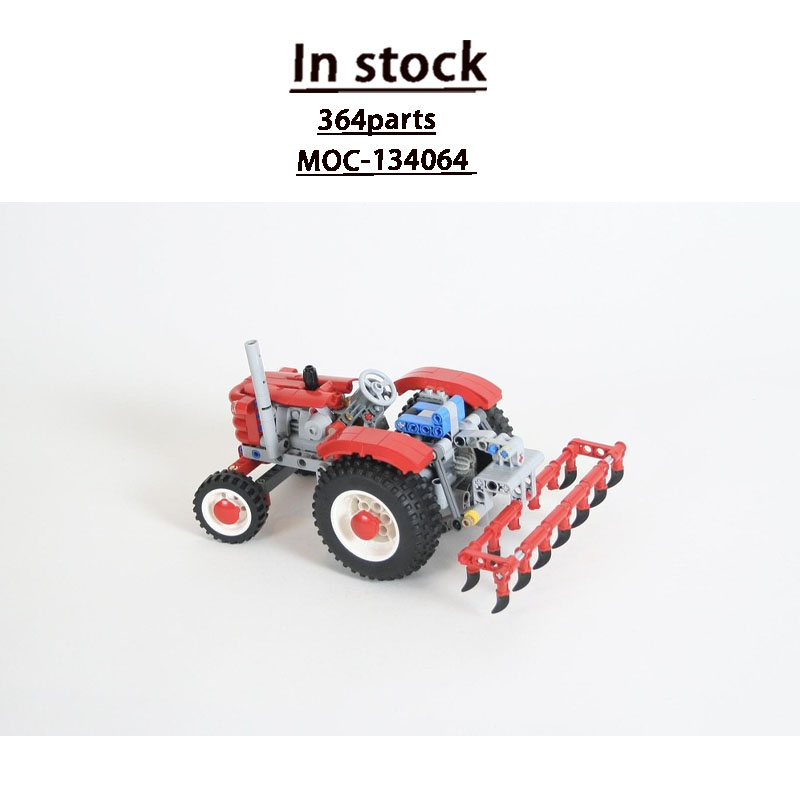 Urban Farming Building - MOC-134064 ฟาร์มในเมือง รถแทรกเตอร์ย้อนยุค ชุดตัวต่อ 364 ชิ้น