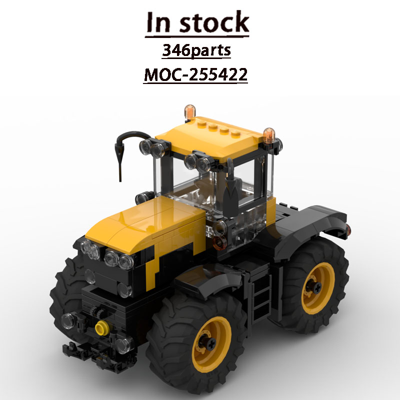 Urban Farming Building - MOC-255422 ฟาร์มในเมืองรถแทรกเตอร์การเกษตรบล็อกตัวต่อรุ่น 346 ชิ้นส่วน MOC เด็กผู้ชายเด็กวันเกิดของขวัญของเล่นคริสต์มาส