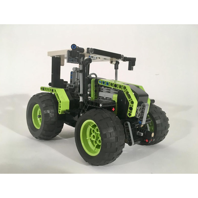 Urban Farming Building - MOC-97333 ฟาร์มในเมืองรถแทรกเตอร์การเกษตรบล็อกตัวต่อรุ่น 660 ชิ้นส่วน MOC เด็กผู้ชายเด็กวันเกิดของขวัญของเล่นคริสต์มาส
