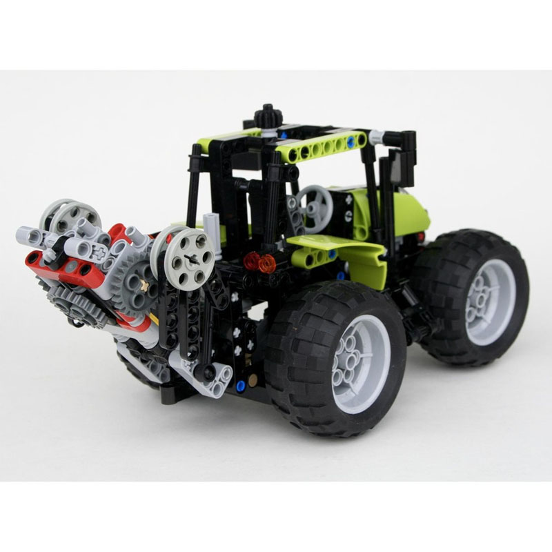 Urban Farming Building - MOC-4933 ยูราบัน ฟาร์ม อะกริคัลเจอร์เรล แทรคเตอร์ บล็อกตัวต่อ